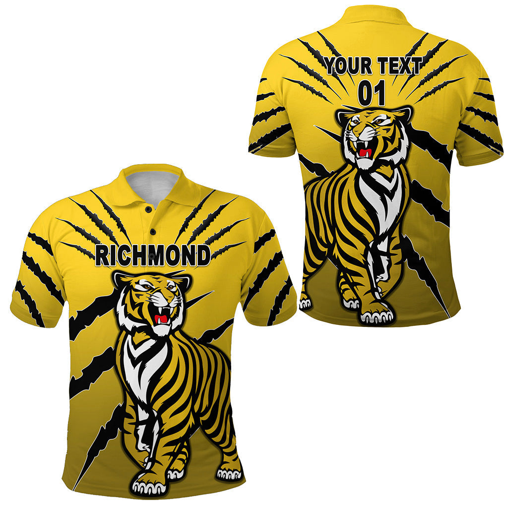 custom-personalised-richmond-tigers-polo-shirt-original-version-yellow-custom-text-and-number