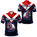 custom-personalised-ti-tree-roosters-polo-shirt-2021-indigenous-vibes-blue-custom-text-and-number