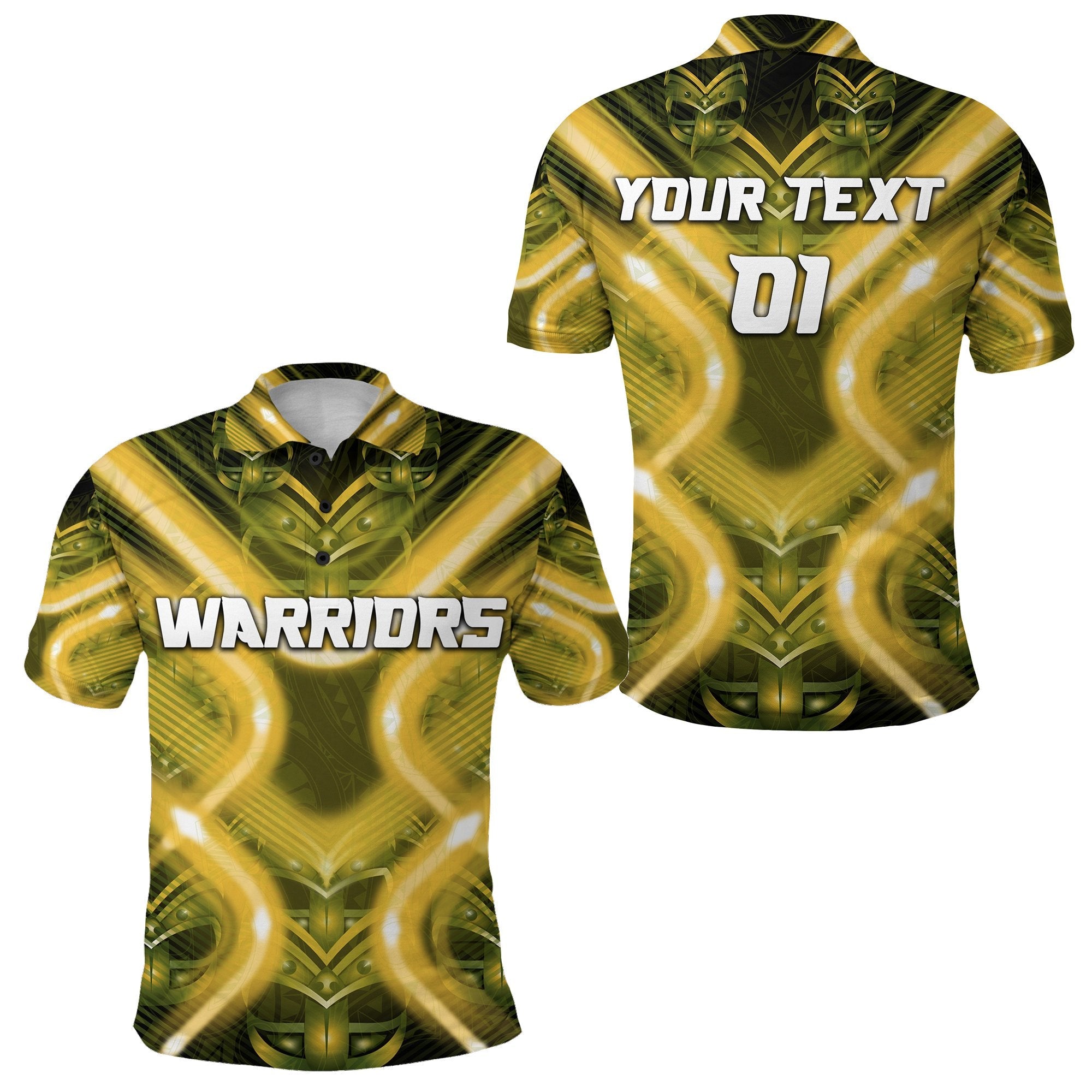 custom-personalised-new-zealand-warriors-rugby-polo-shirt-original-style-gold-custom-text-and-number