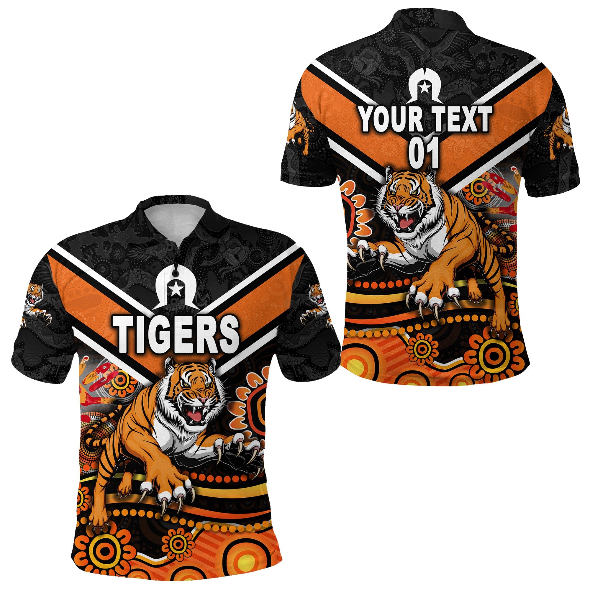 custom-personalised-wests-tigers-polo-shirt-2021-naidoc-custom-text-and-number