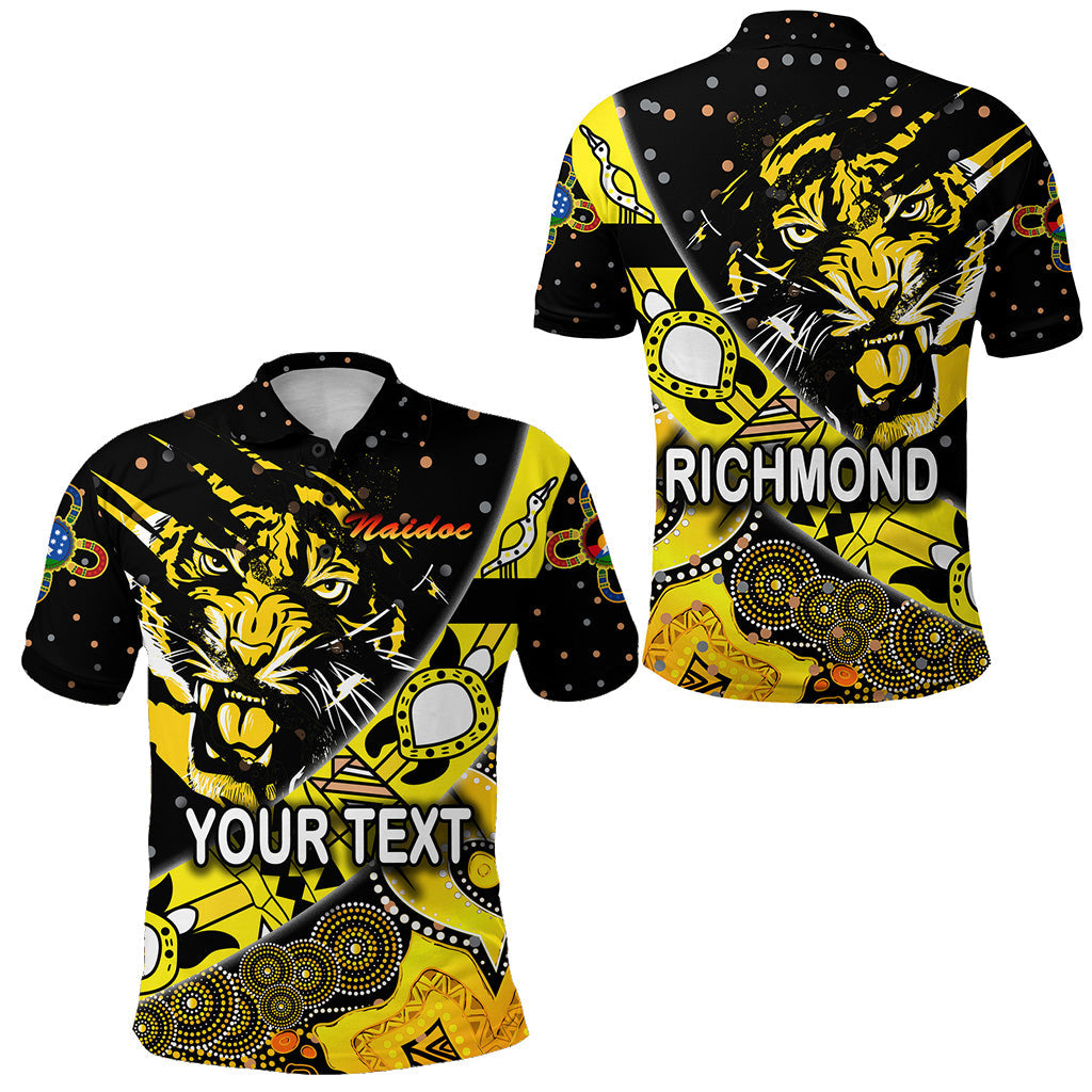 custom-personalised-richmond-tigers-polo-shirt-naidoc-heal-country-heal-our-nation-dotted