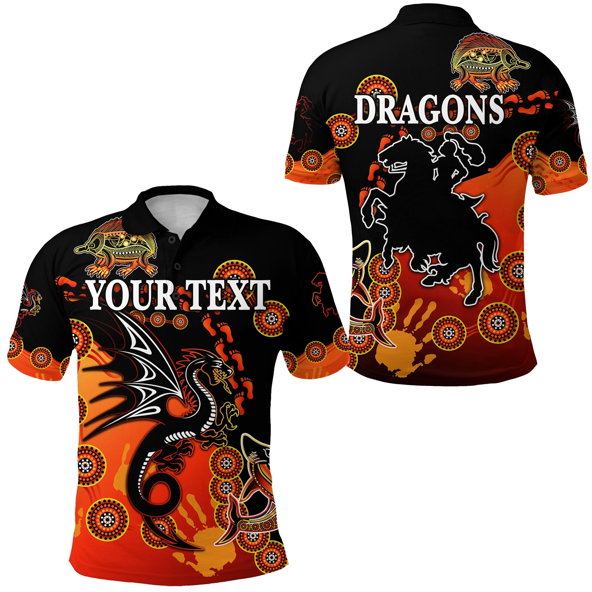 custom-personalised-st-george-illawarra-dragons-polo-shirt-2021-simple-indigenous-red