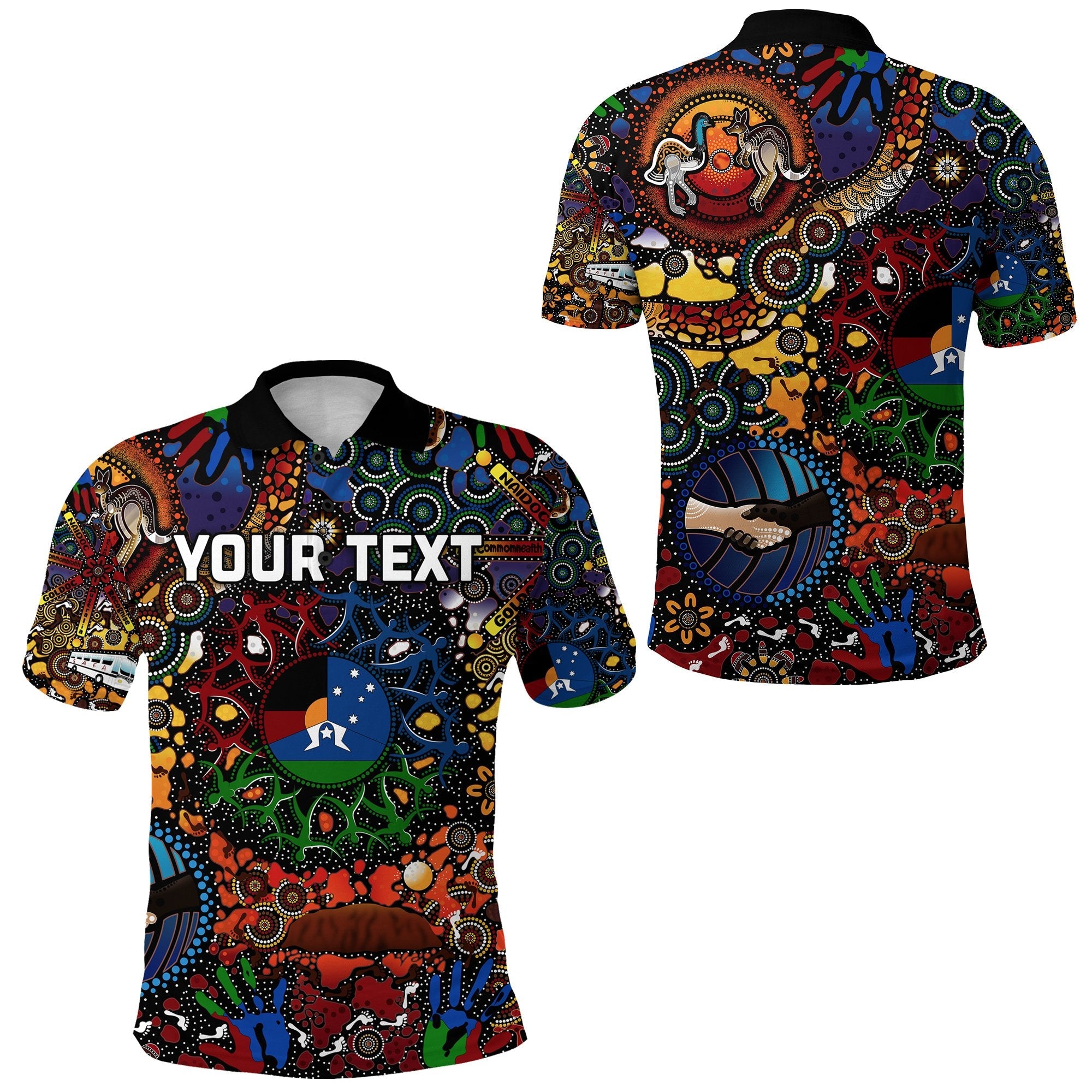 custom-personalised-australia-naidoc-week-2021-polo-shirt-indigenous-be-proud