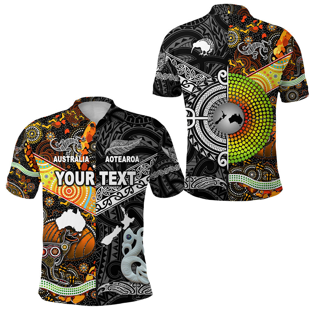 custom-personalised-new-zealand-maori-aotearoa-and-australia-aboriginal-polo-shirt-together-black