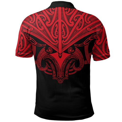 maori-tattoo-polo-shirt-hei-matau-abalone-red