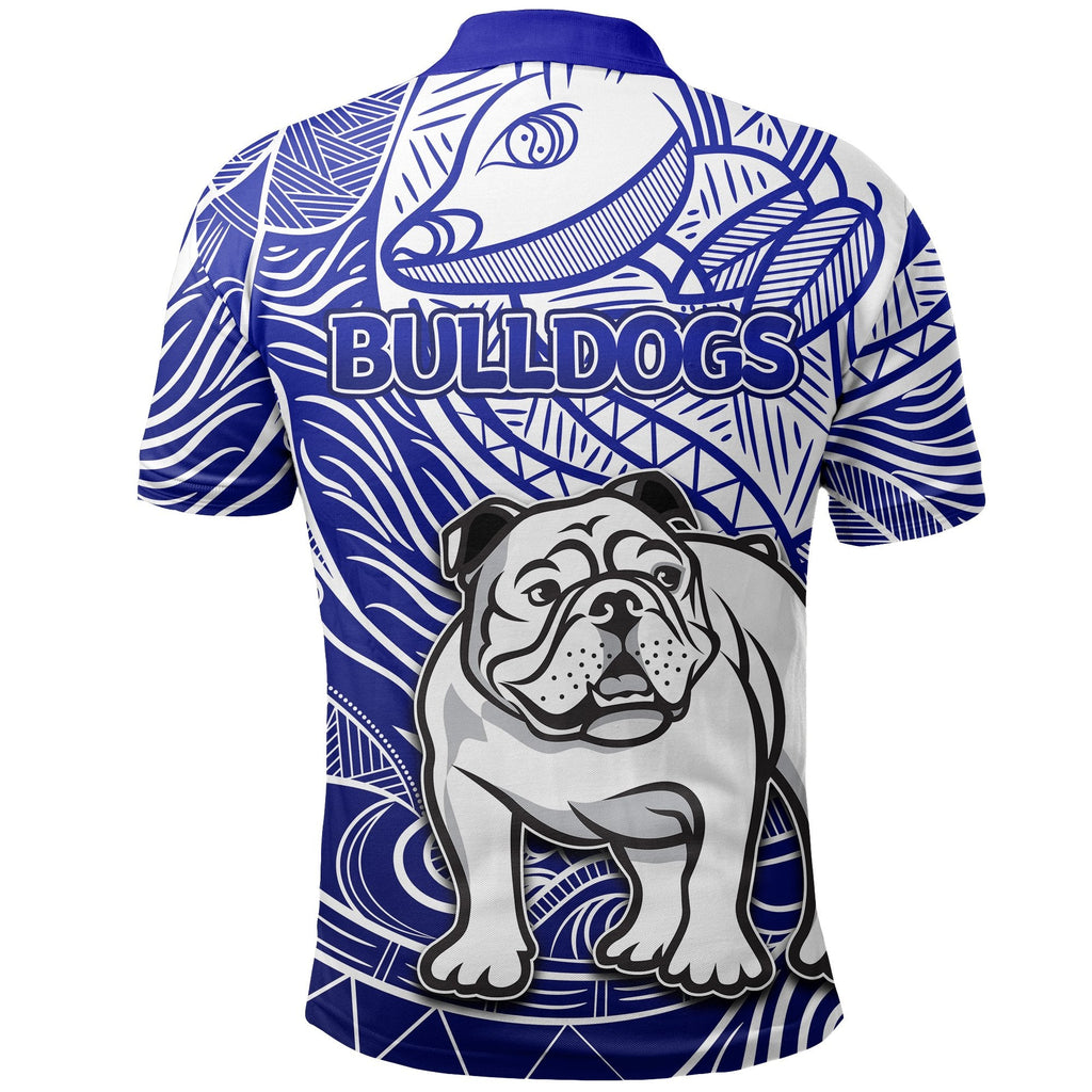 bulldogs-polo-shirt-tribal-style