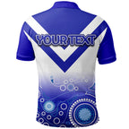 custom-personalised-bulldogs-polo-shirt-aboriginal-simple