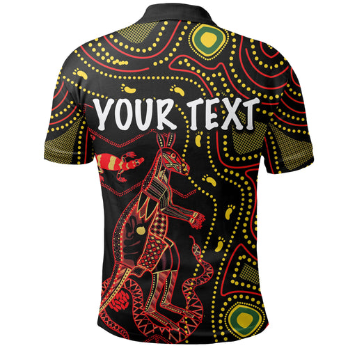 custom-personalised-aboriginal-polo-shirt-animal-australia