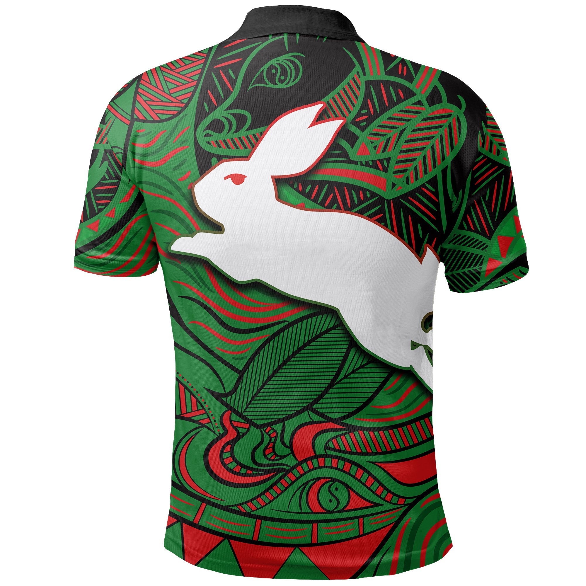 south-sydney-rabbitohs-polo-shirt-tribal-style