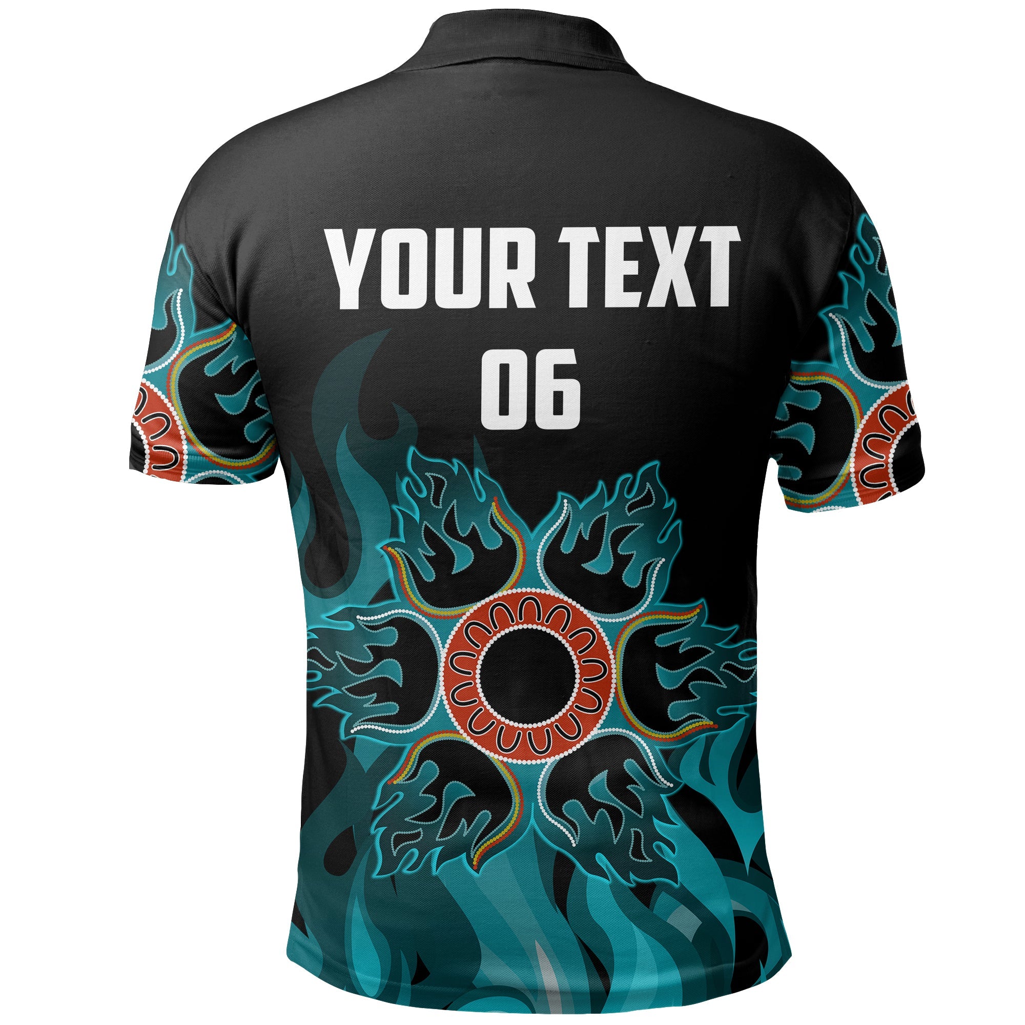(Custom Personalised And Number) Brisbane Heat Polo Shirt Cricket Simple Style LT6