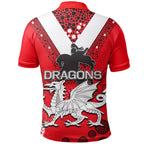 custom-personalisedst-george-polo-shirt-aboriginal-red