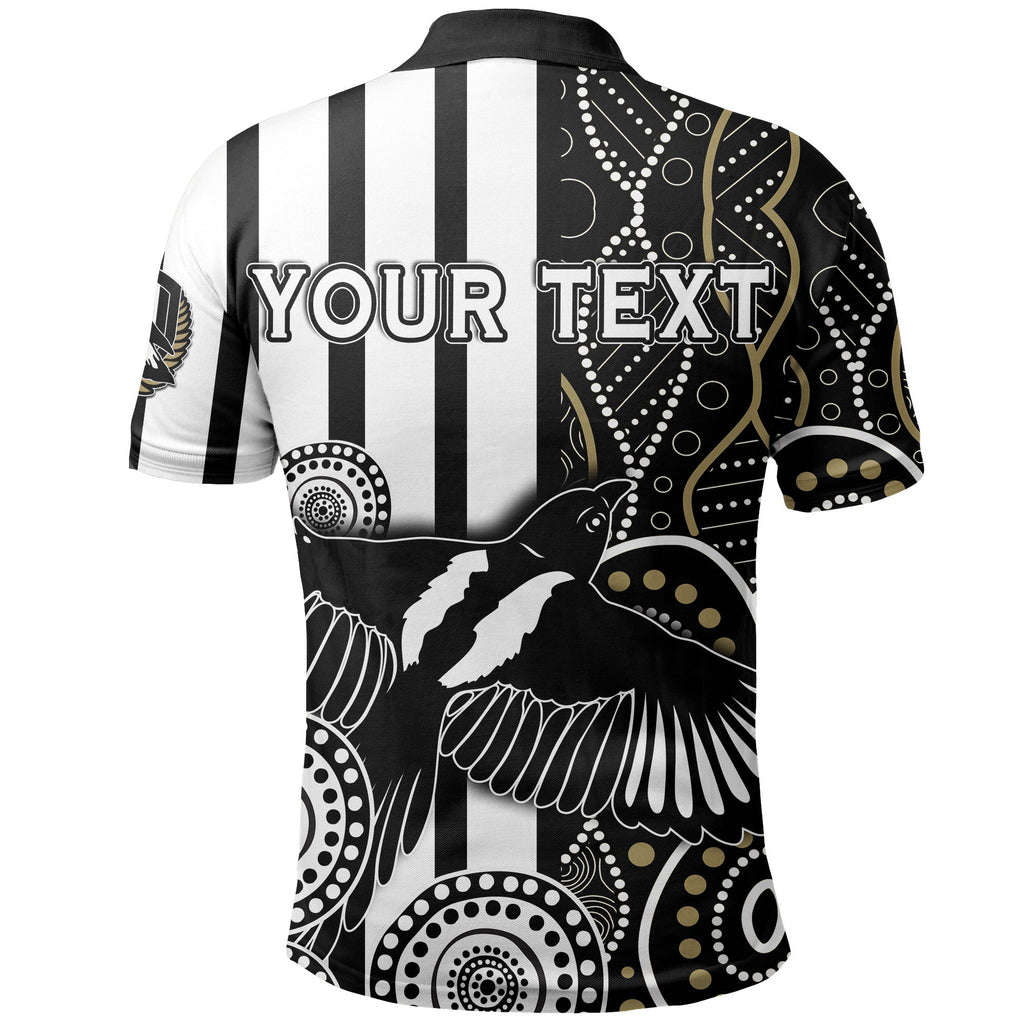 custom-personalised-magpies-indigenous-polo-shirt