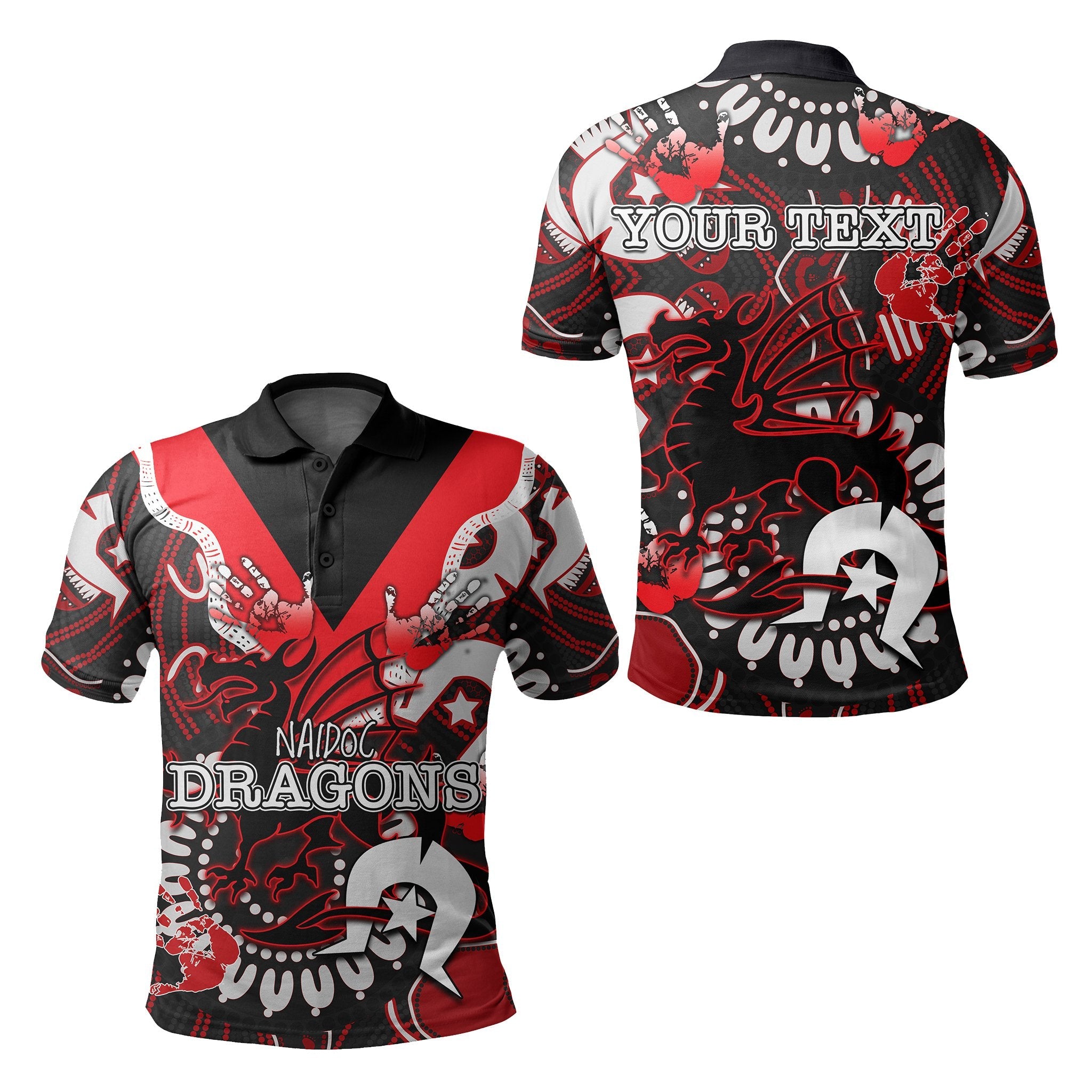custom-personalisednaidoc-st-george-polo-shirt-naidoc-patterns-black-style