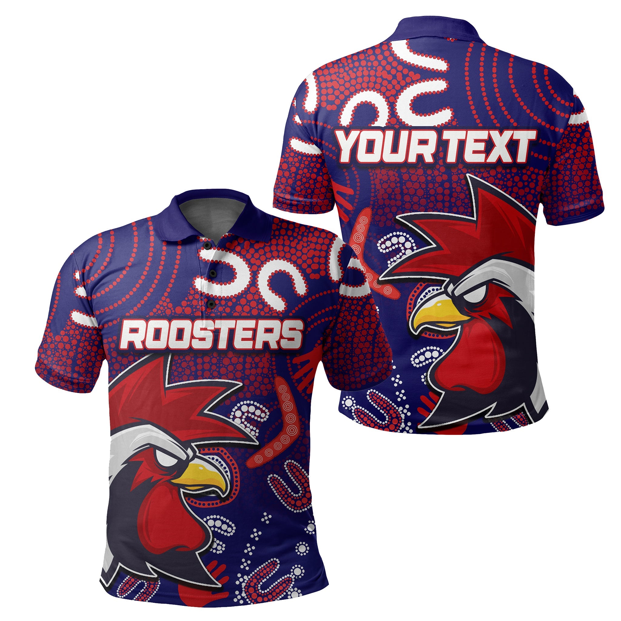 custom-personalisedroosters-polo-shirt-indigenous-no-1