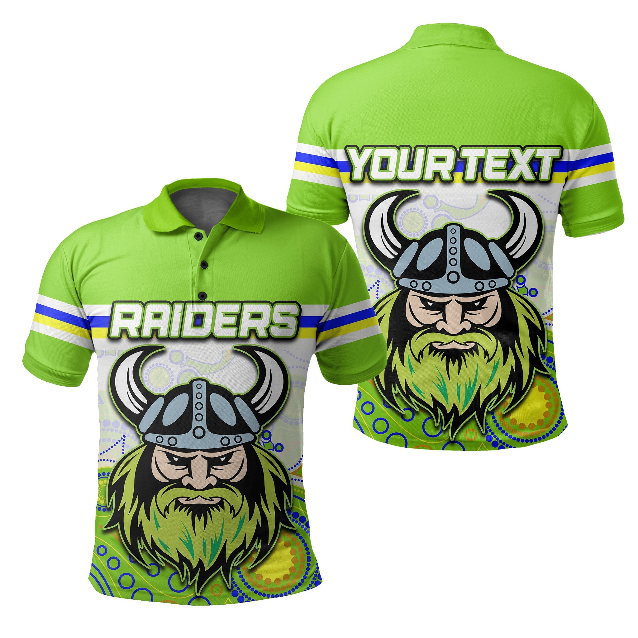 custom-personalised-raiders-polo-shirt-personalise-style-no-1