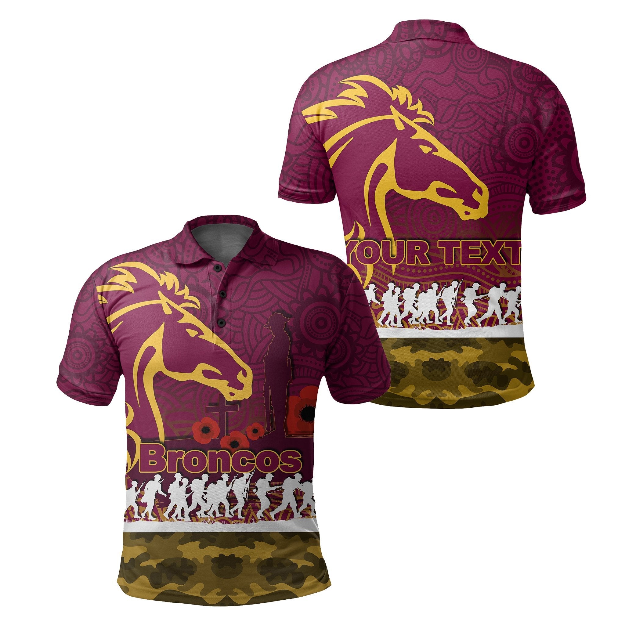 custom-personalised-brisbane-broncos-polo-shirt-anzac-day