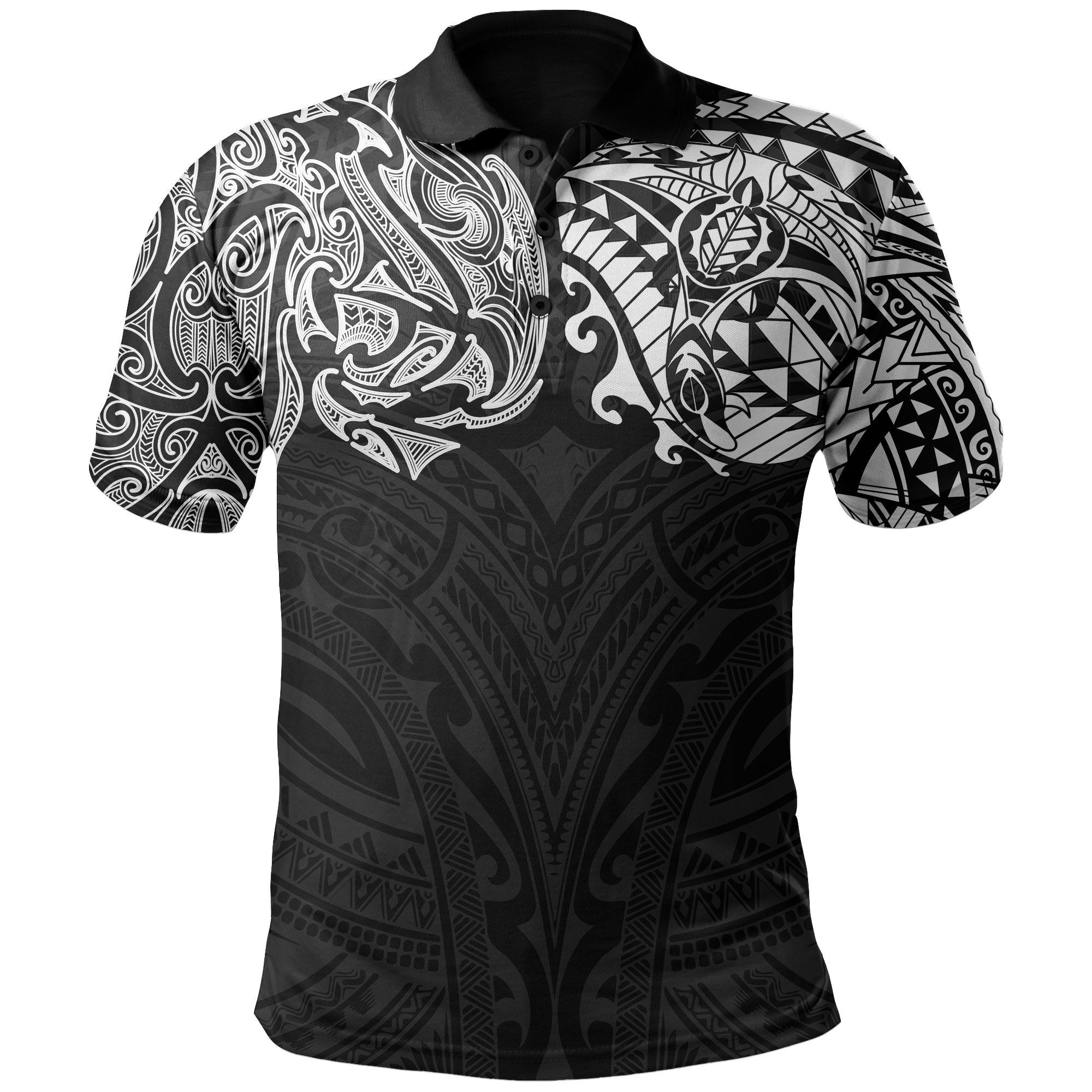 new-zealand-polo-shirt-maori-polynesian-tattoo