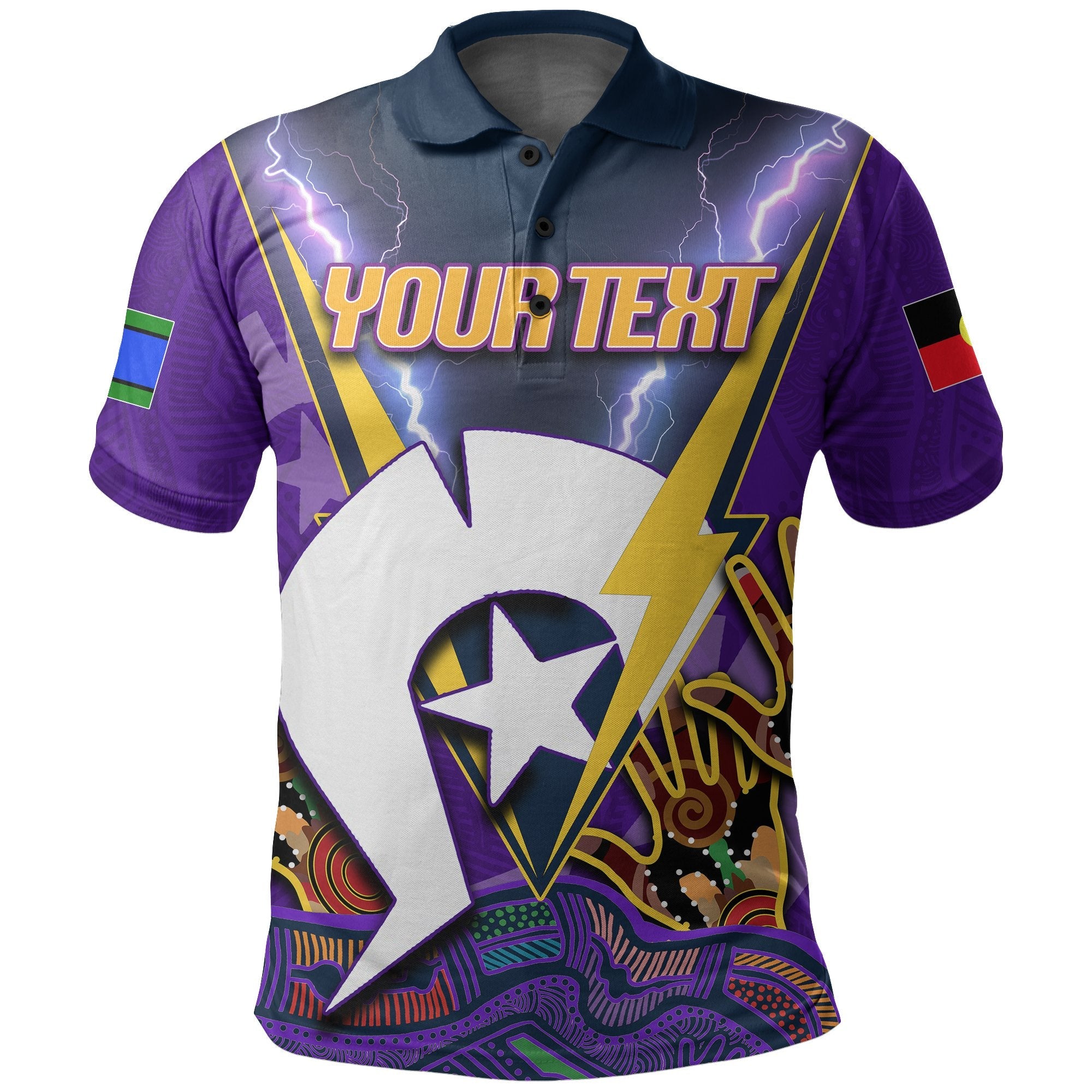 custom-personalised-naidoc-melbourne-polo-shirt-torres-strait-islander
