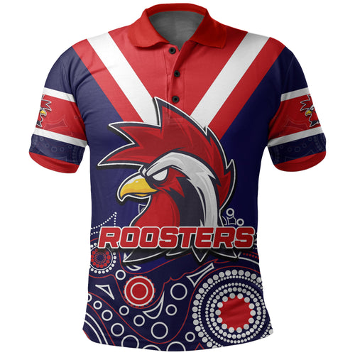 custom-personalised-roosters-polo-shirt-aboriginal
