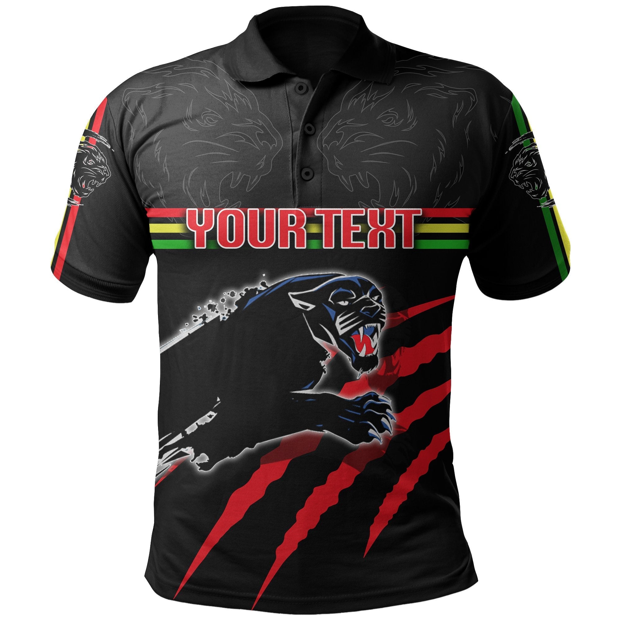 custom-personalisedpanthers-polo-shirt-claws