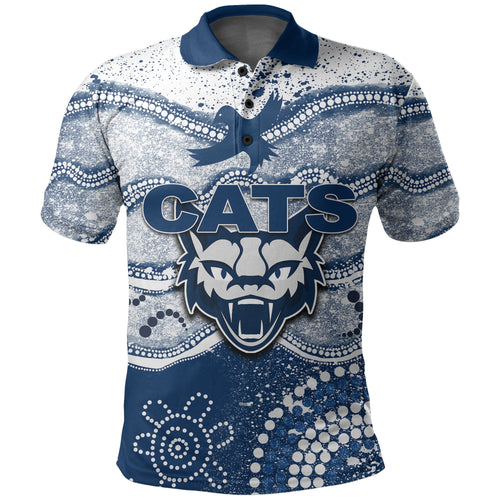 custom-personalised-cats-polo-shirt-aboriginal-grunge-style