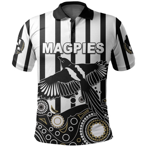 custom-personalised-magpies-polo-shirt-aboriginal-simple