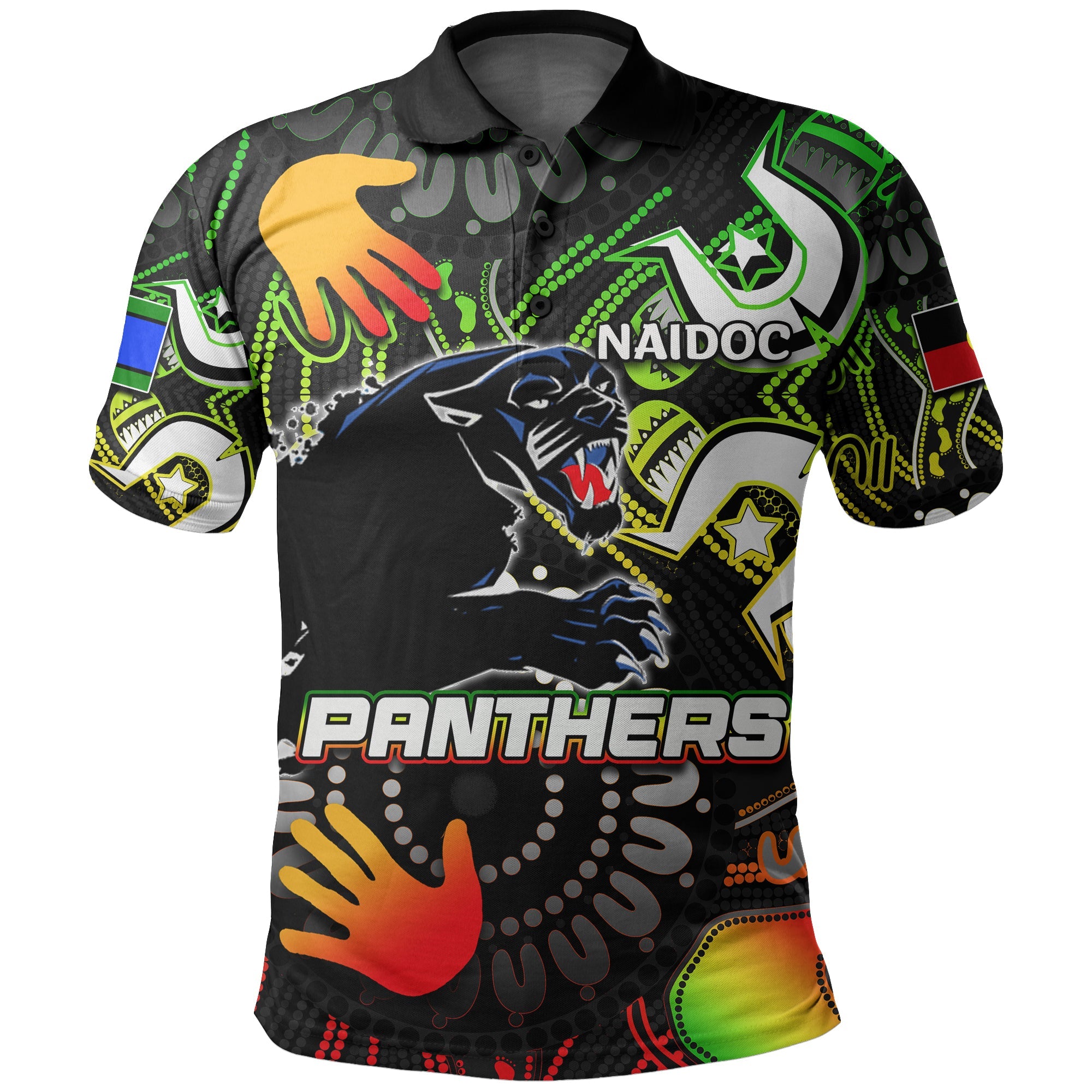 naidoc-panthers-polo-shirt-naidoc-patterns