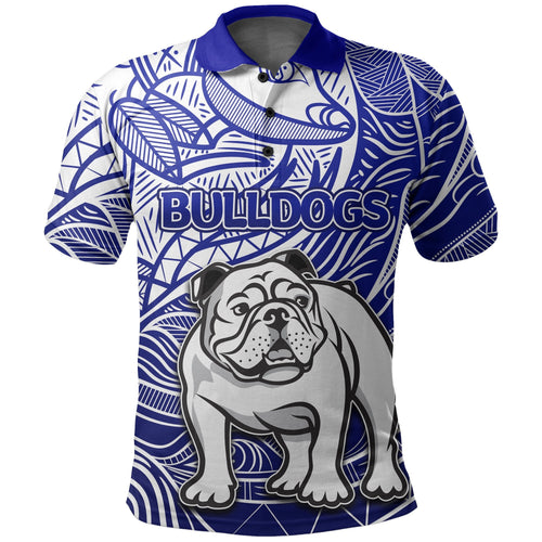 bulldogs-polo-shirt-tribal-style