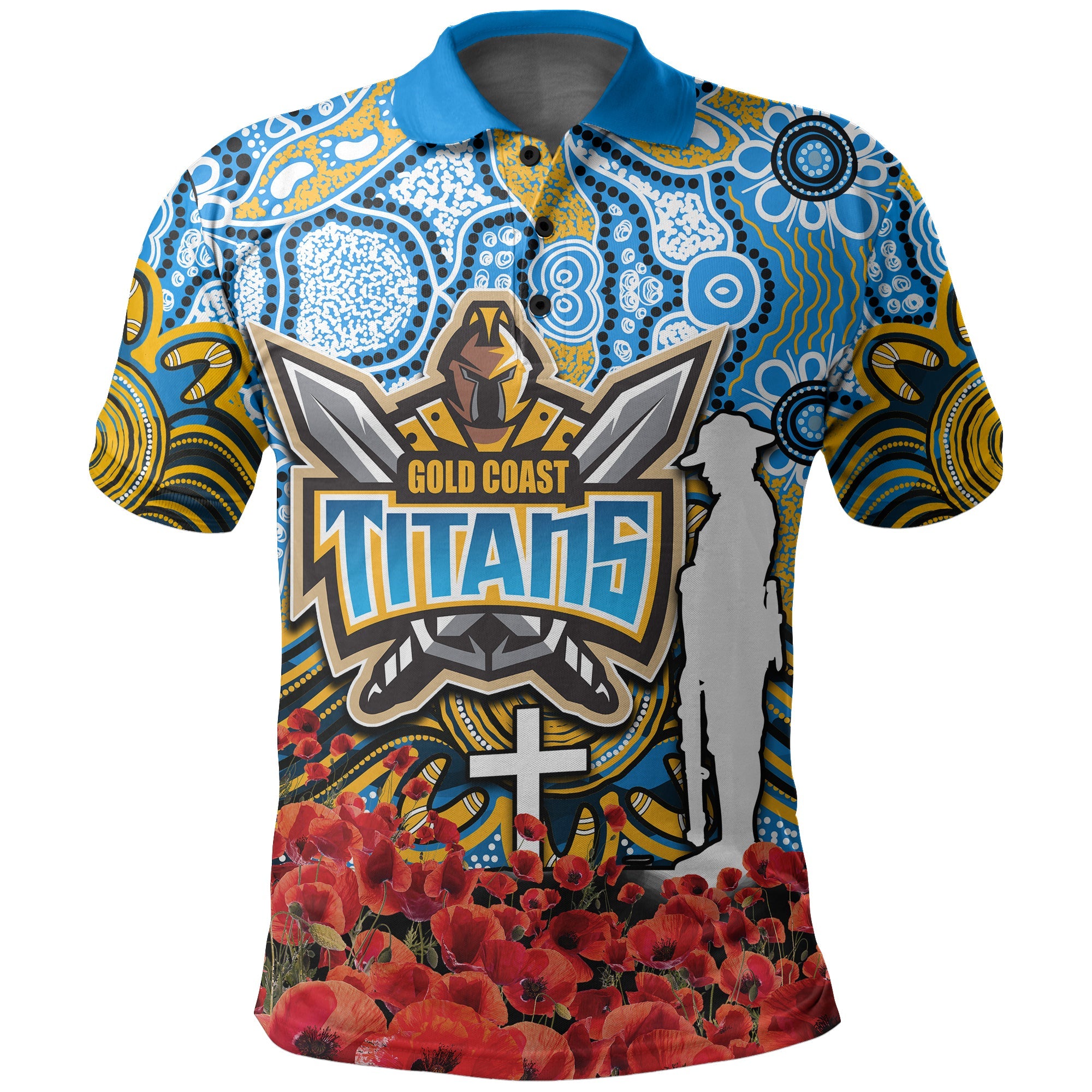 titans-polo-shirt-anzac-day-poppy-flowers-with-aboriginal