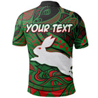 custom-personalised-south-sydney-rabbitohs-polo-shirt-tribal-style