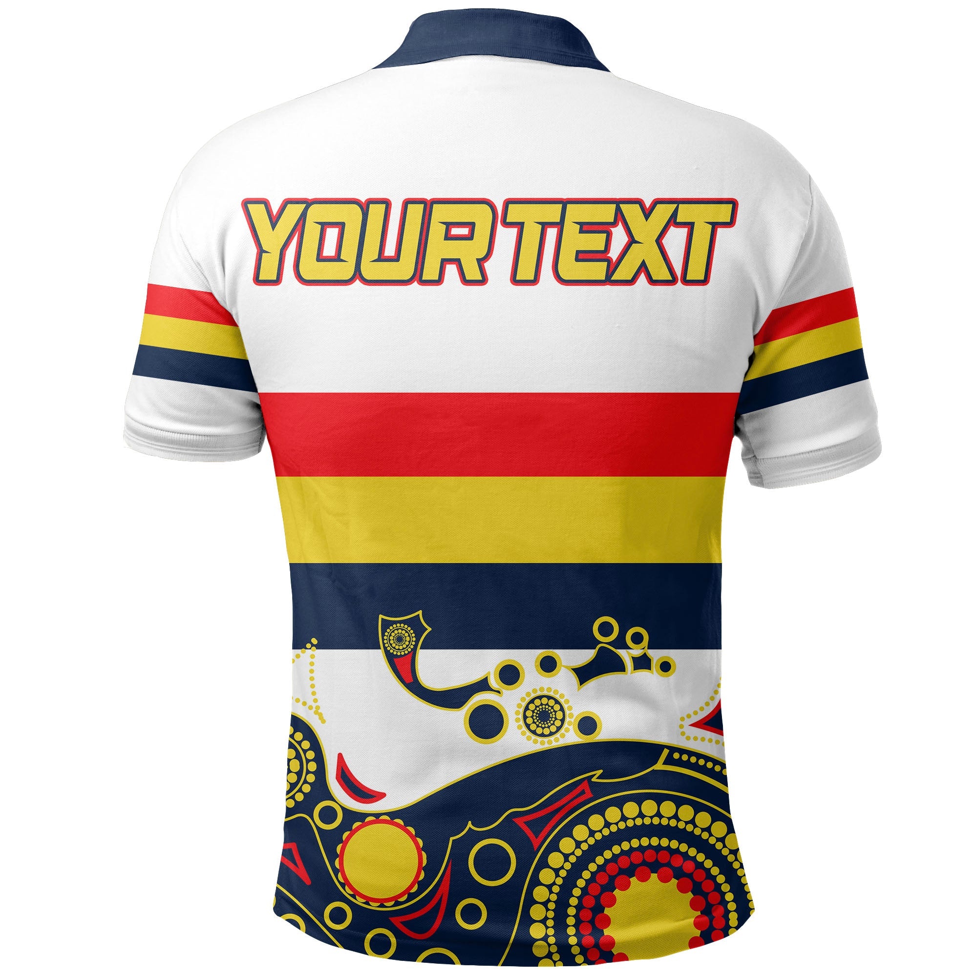 custom-personalisedadelaide-crows-polo-shirt-aboriginal-simple-style