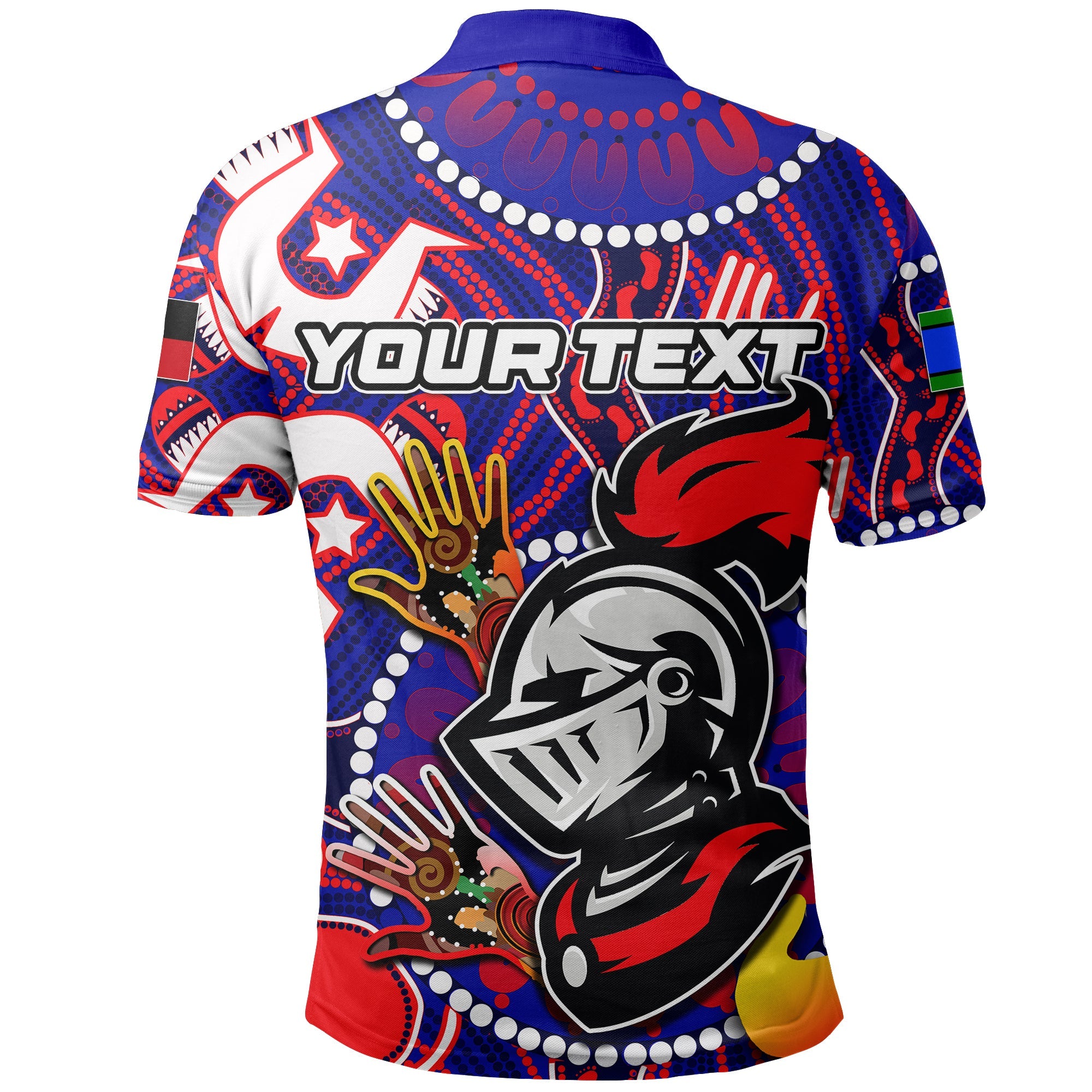 custom-personalised-naidoc-knights-polo-shirt-naidoc-patterns-no-2