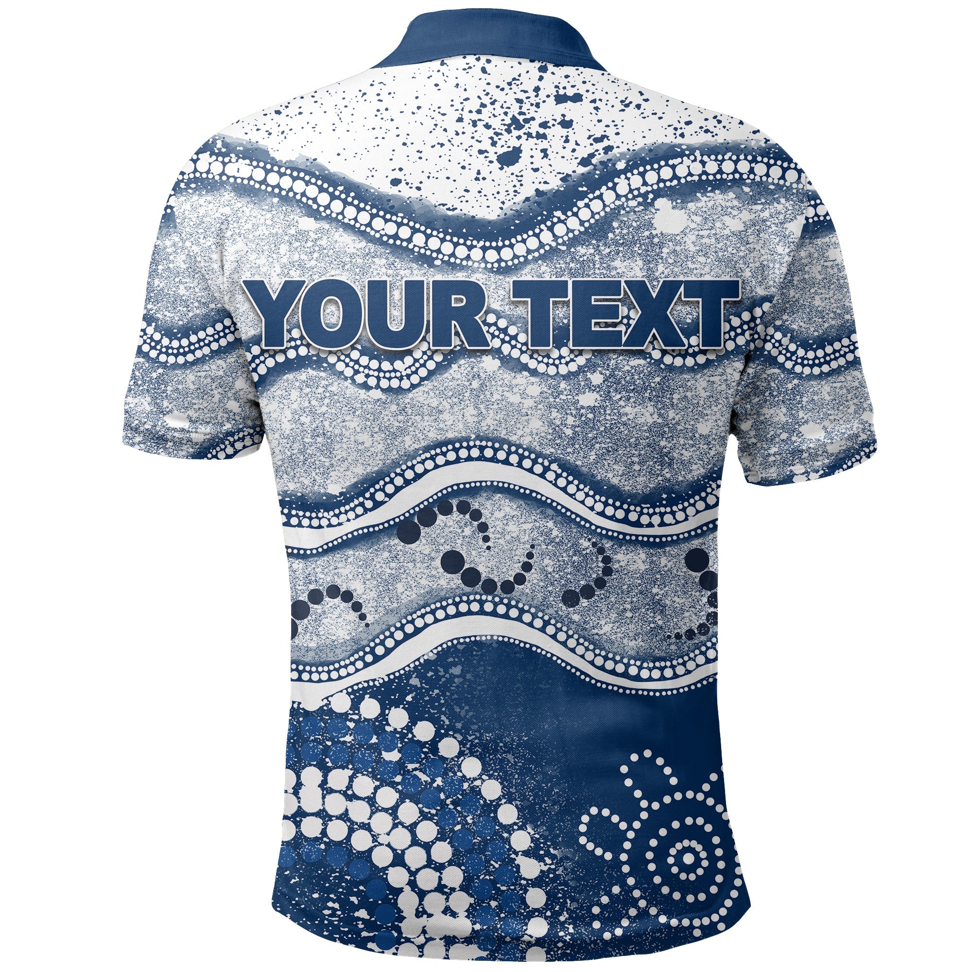 custom-personalised-cats-polo-shirt-aboriginal-grunge-style