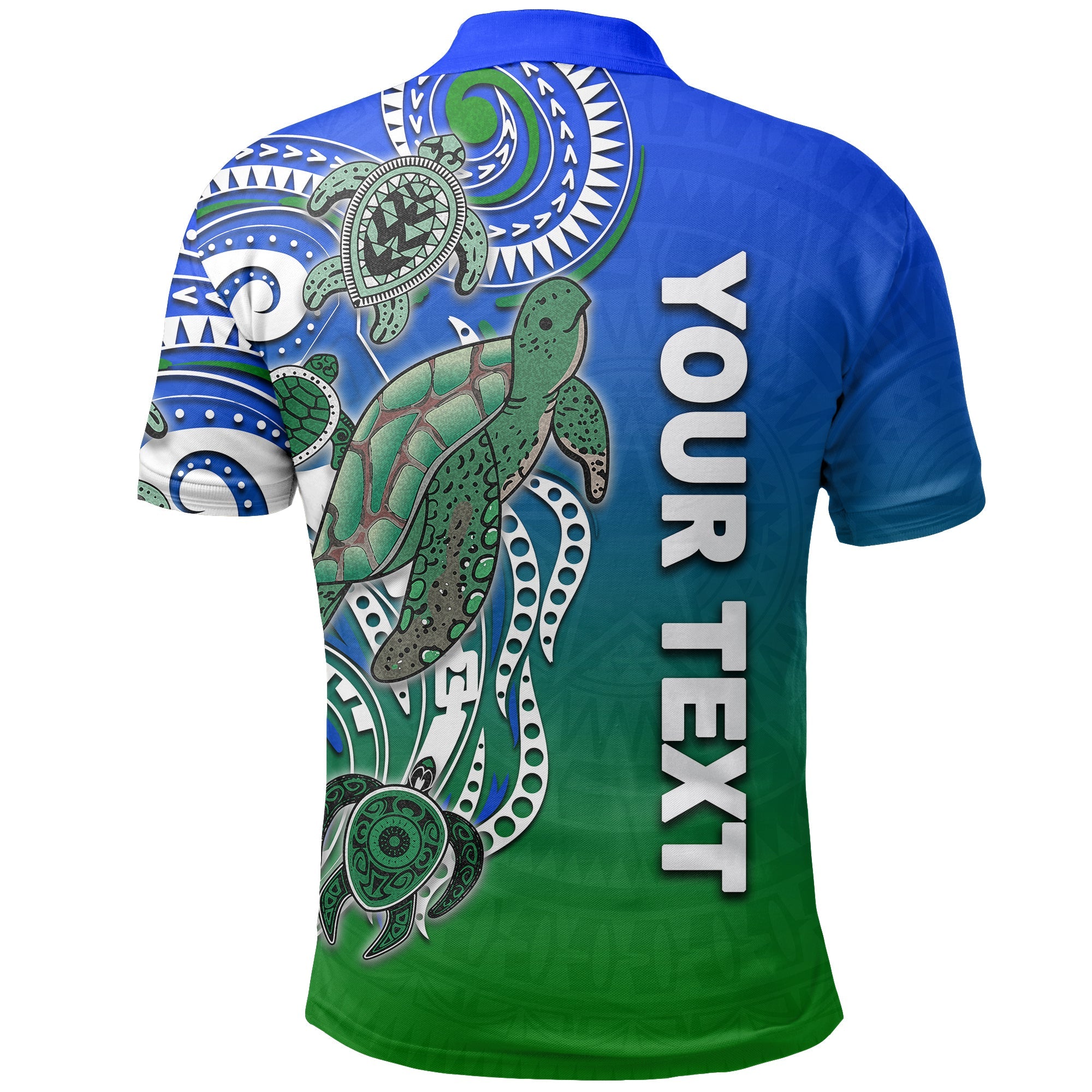custom-personalised-torres-strait-islanders-polo-shirt-turtle