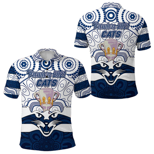 geelong-cats-indigenous-polo-shirt-football-2021-premiers-trophy