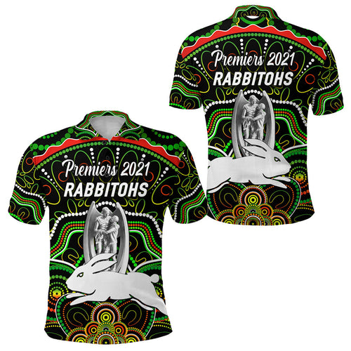 south-sydney-rabbitohs-polo-shirt-2021-indigenous-premiers-trophy-black