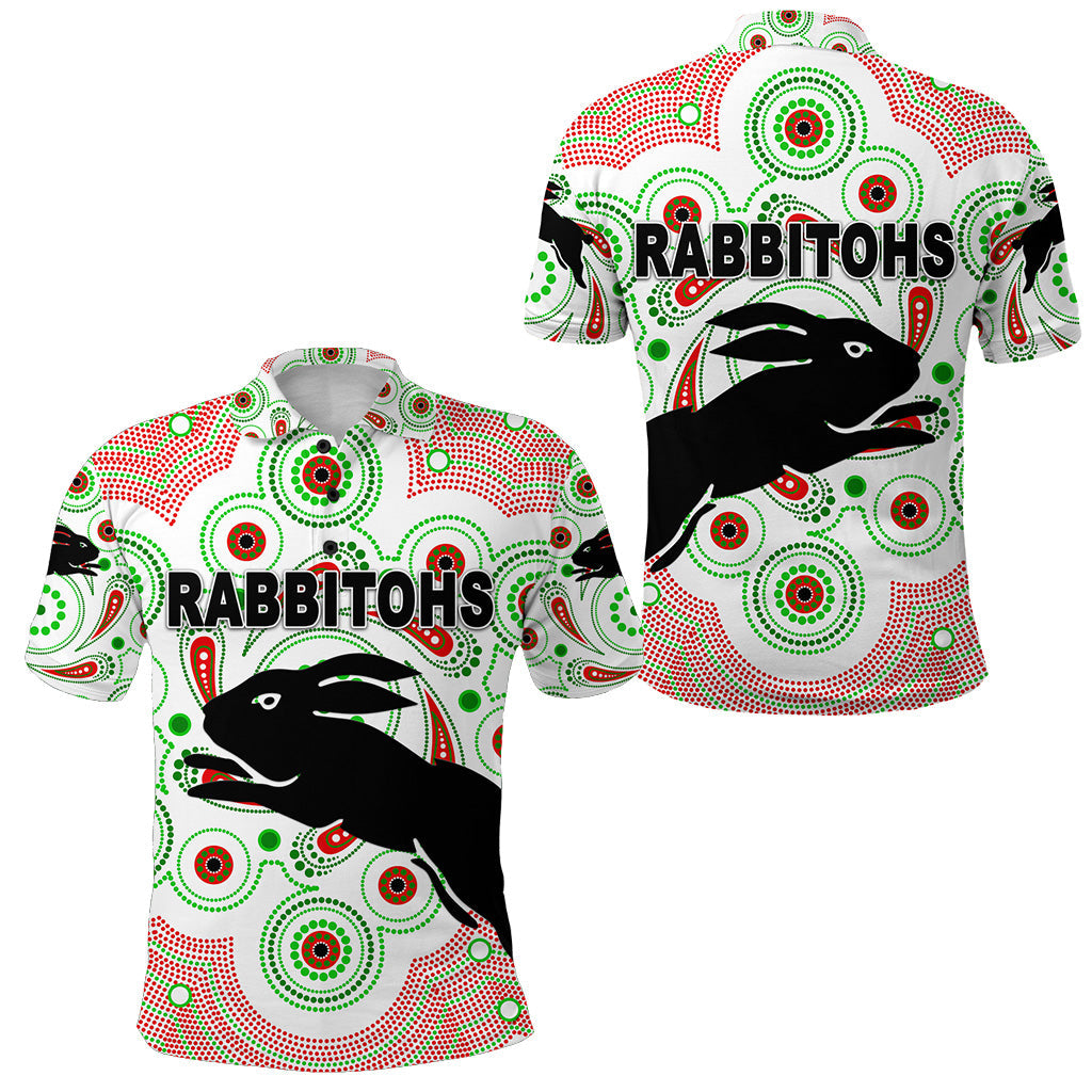 south-sydney-rabbitohs-polo-shirt-2021-indigenous-vibes-white