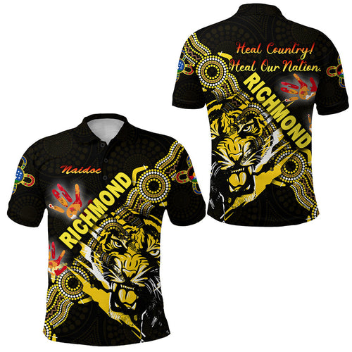 richmond-tigers-polo-shirt-naidoc-heal-country-heal-our-nation-powerful