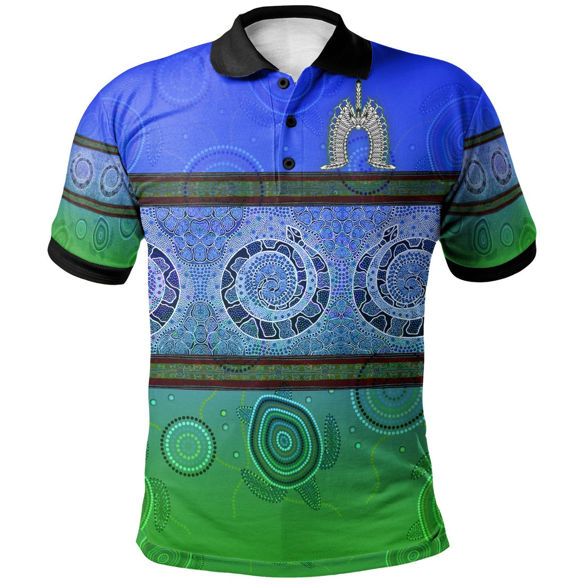 polo-turtle-with-dhari-mask-snake-patterns
