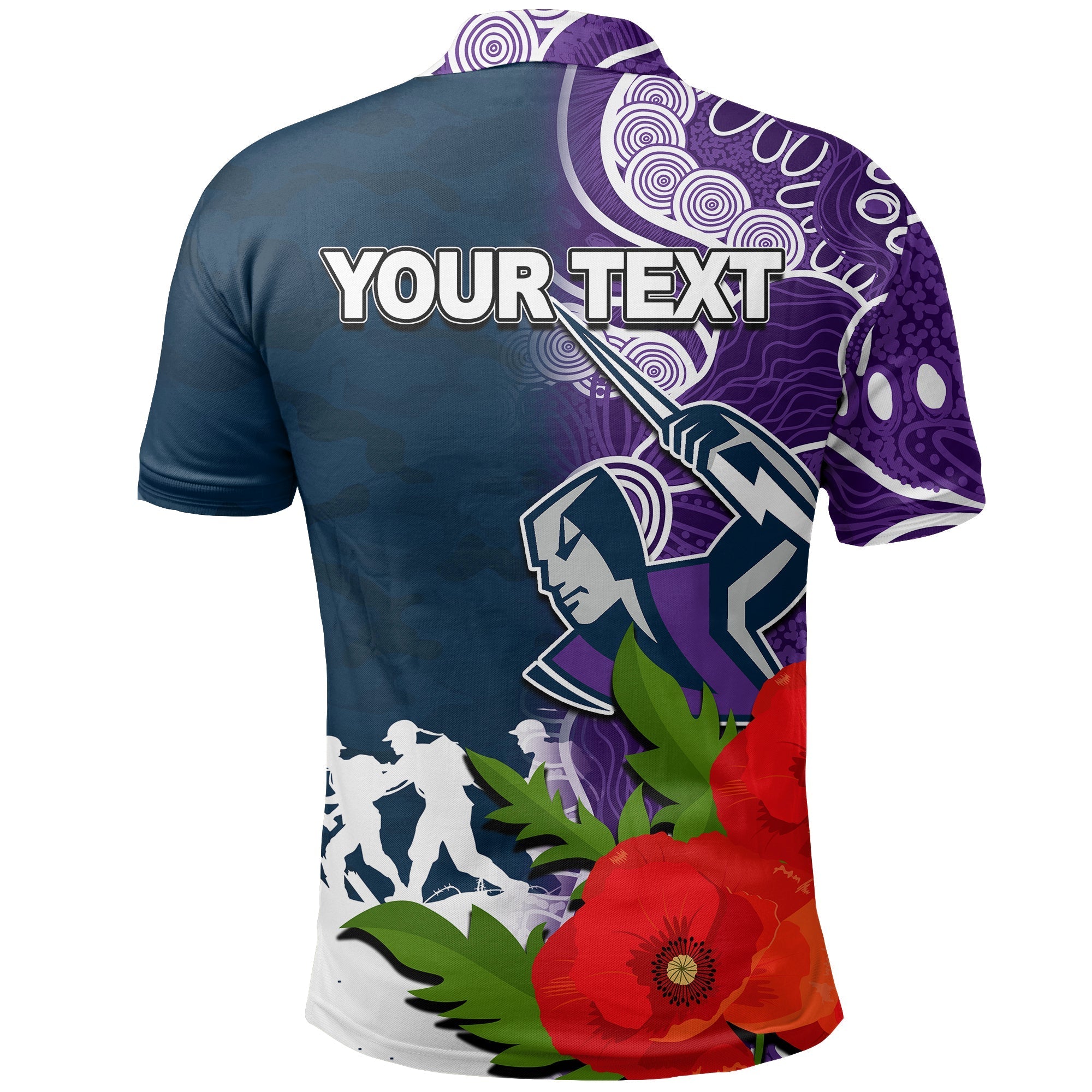 custom-personalisedstorm-anzac-day-aboriginal-mix-army-patterns-polo-shirt