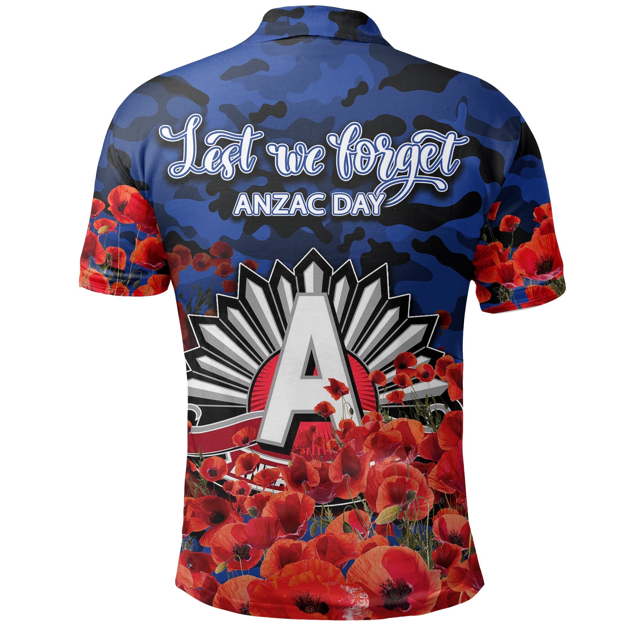 anzac-day-north-polo-shirt-poppy-flowers-with-army-patterns