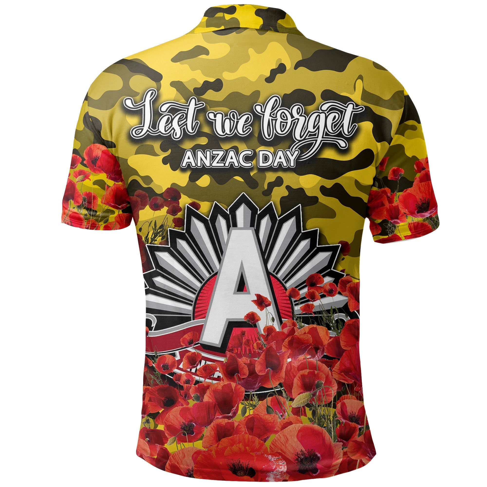 anzac-day-richmond-polo-shirt-poppy-flowers-with-army-patterns