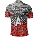 anzac-day-magpies-polo-shirt-poppy-flowers-with-army-patterns