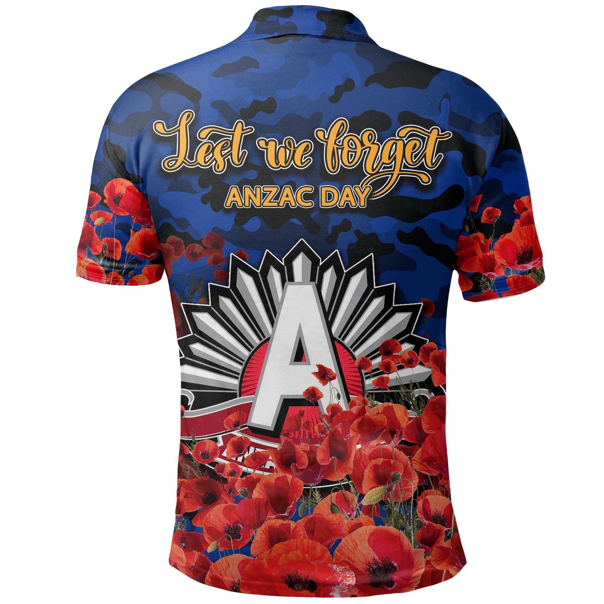 anzac-day-west-coast-eagles-polo-shirt-poppy-flowers-with-army-patterns