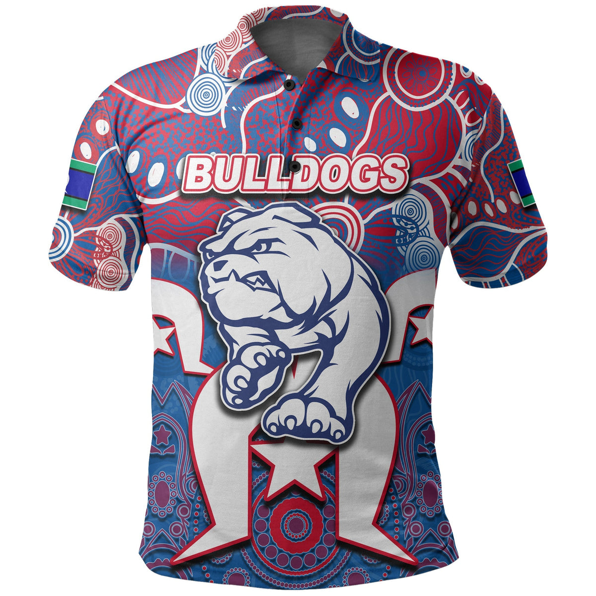 custom-personalised-bulldogs-australian-football-torres-strait-islanders-mix-aboriginal-polo-shirt