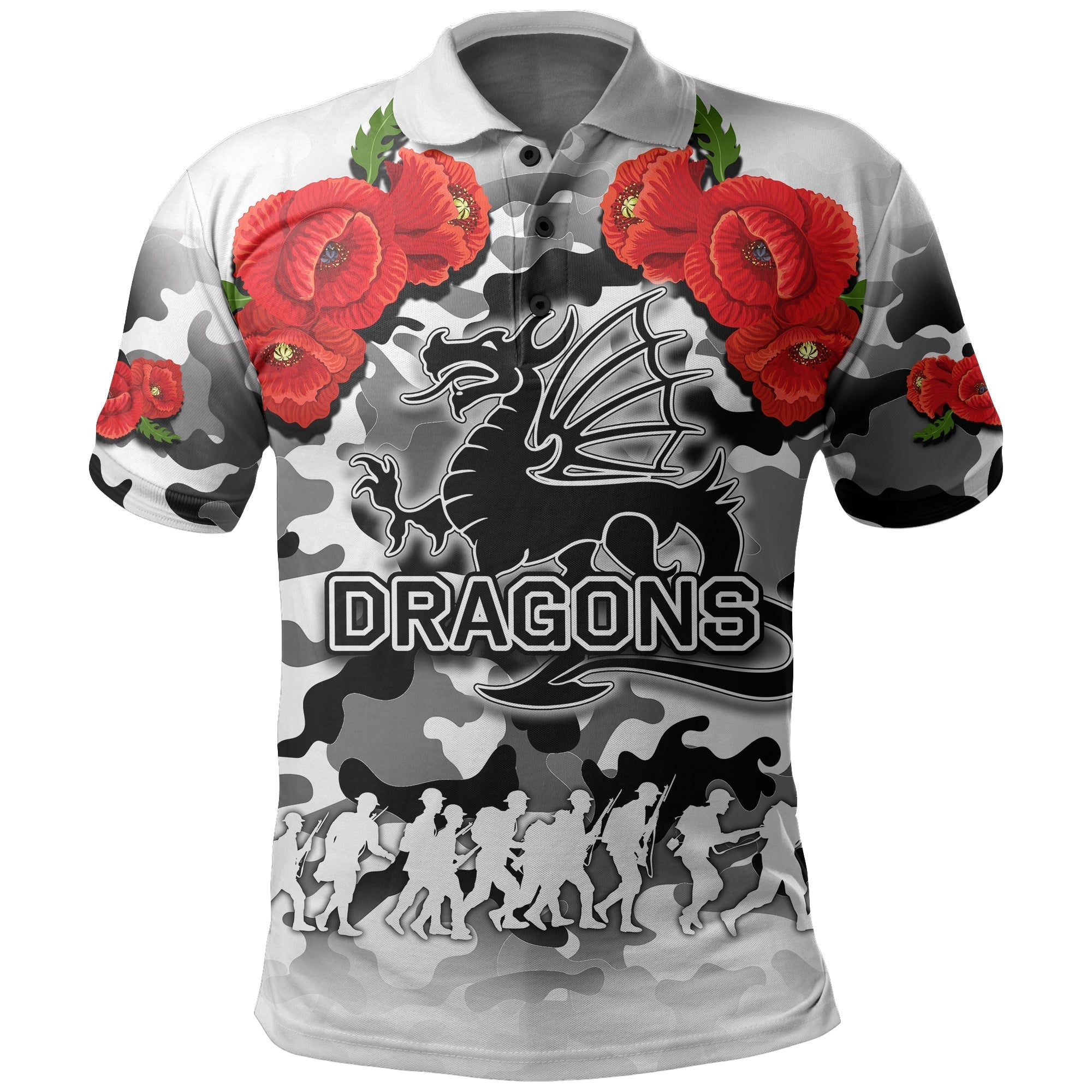 anzac-day-polo-shirt-dragons-army-style-no2