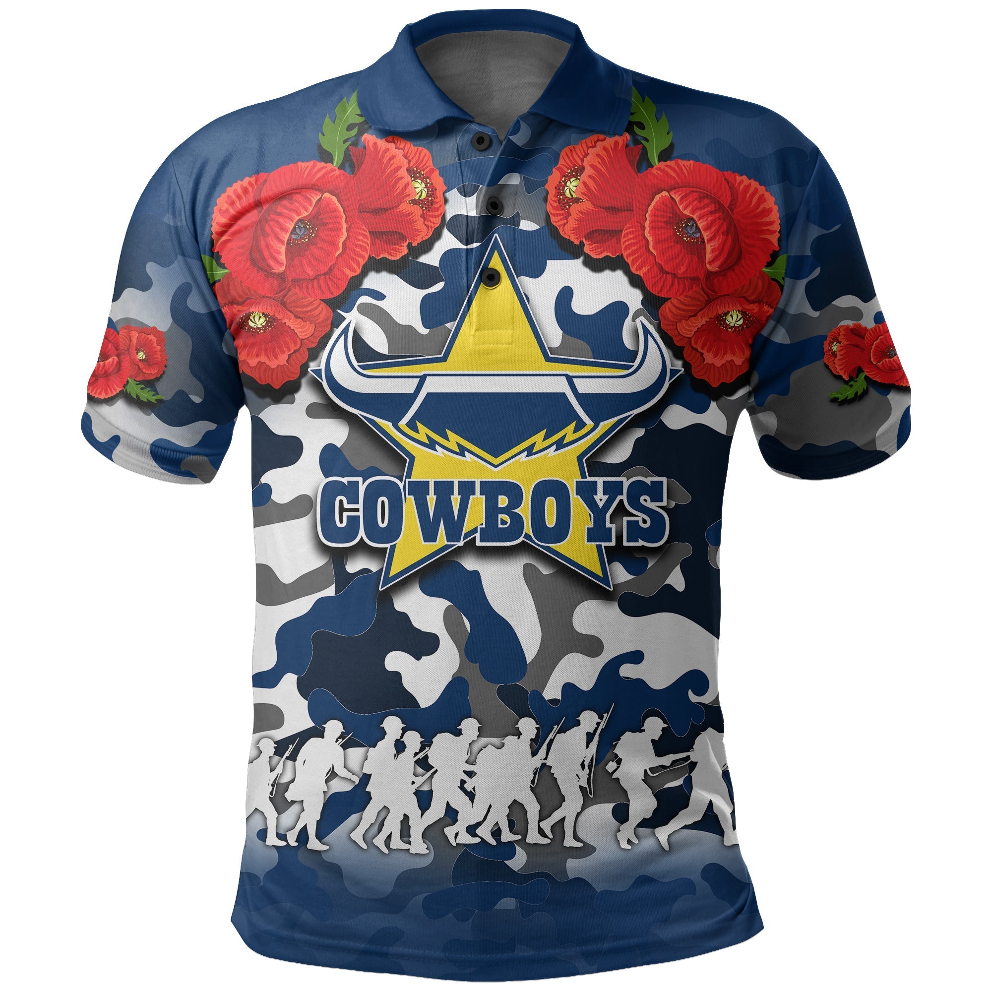anzac-day-polo-shirt-cowboys-army-style-no1