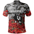 anzac-day-magpies-polo-shirt-poppy-flowers-with-army-patterns