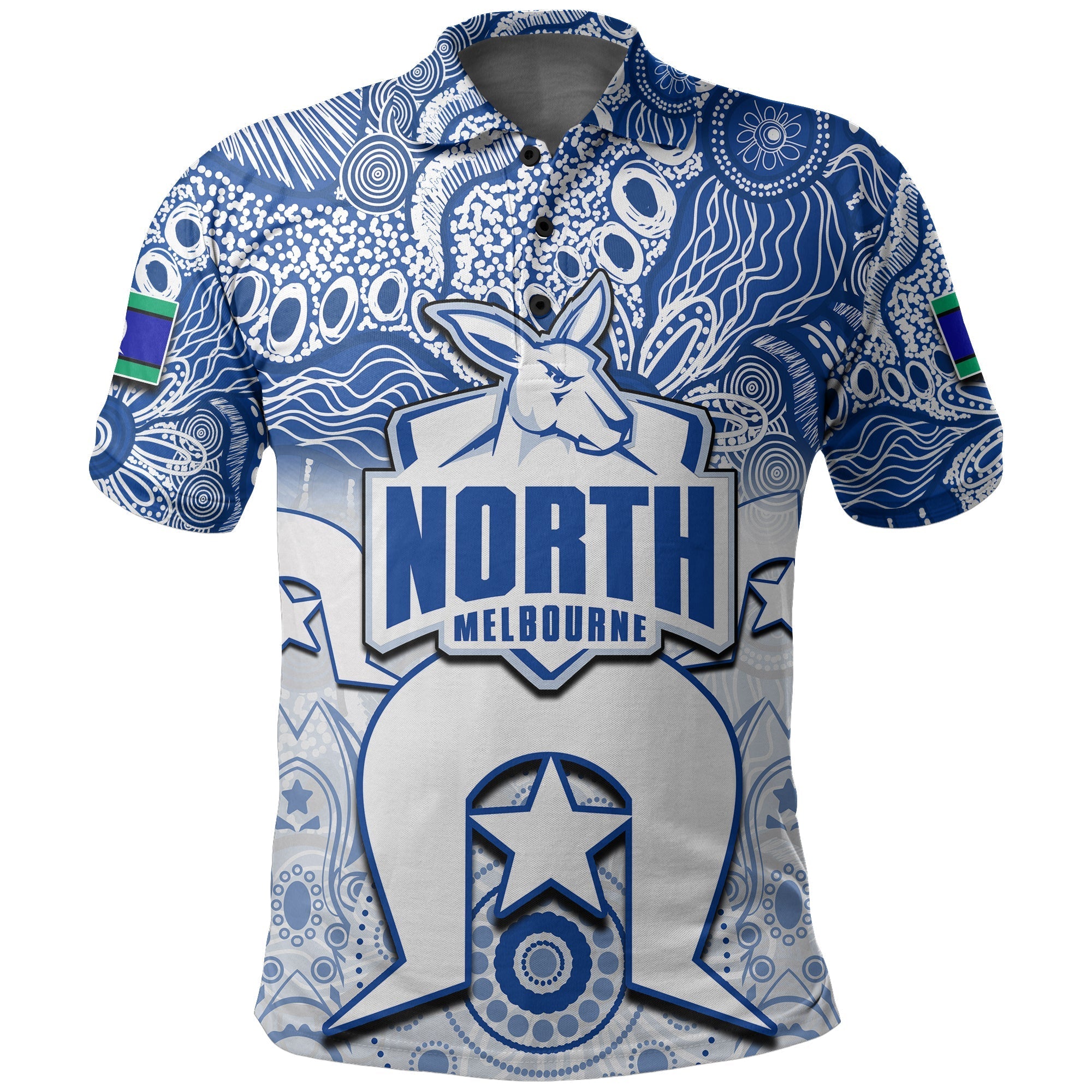 custom-personalised-kangaroos-australian-football-torres-strait-islanders-mix-aboriginal-polo-shirt