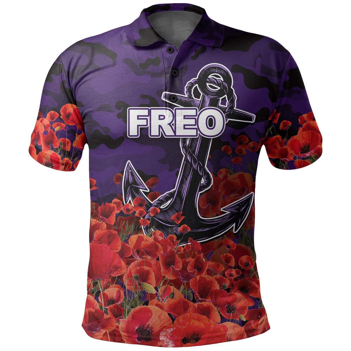 anzac-day-freo-polo-shirt-poppy-flowers-with-army-patterns